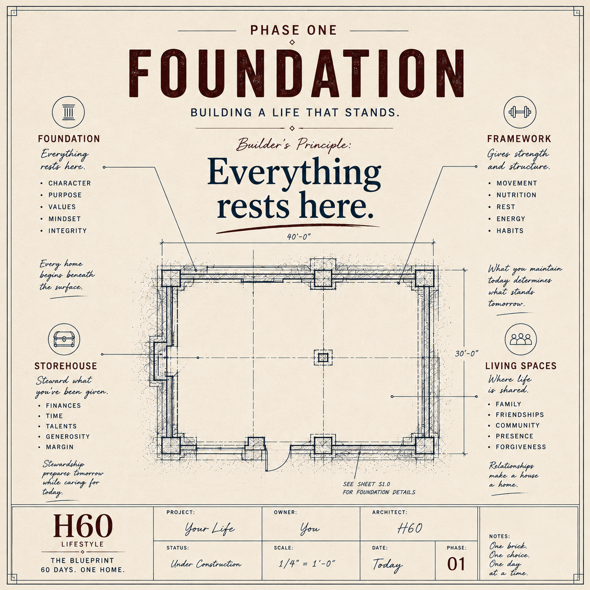 THE FOUNDATION: DAYS 1-15