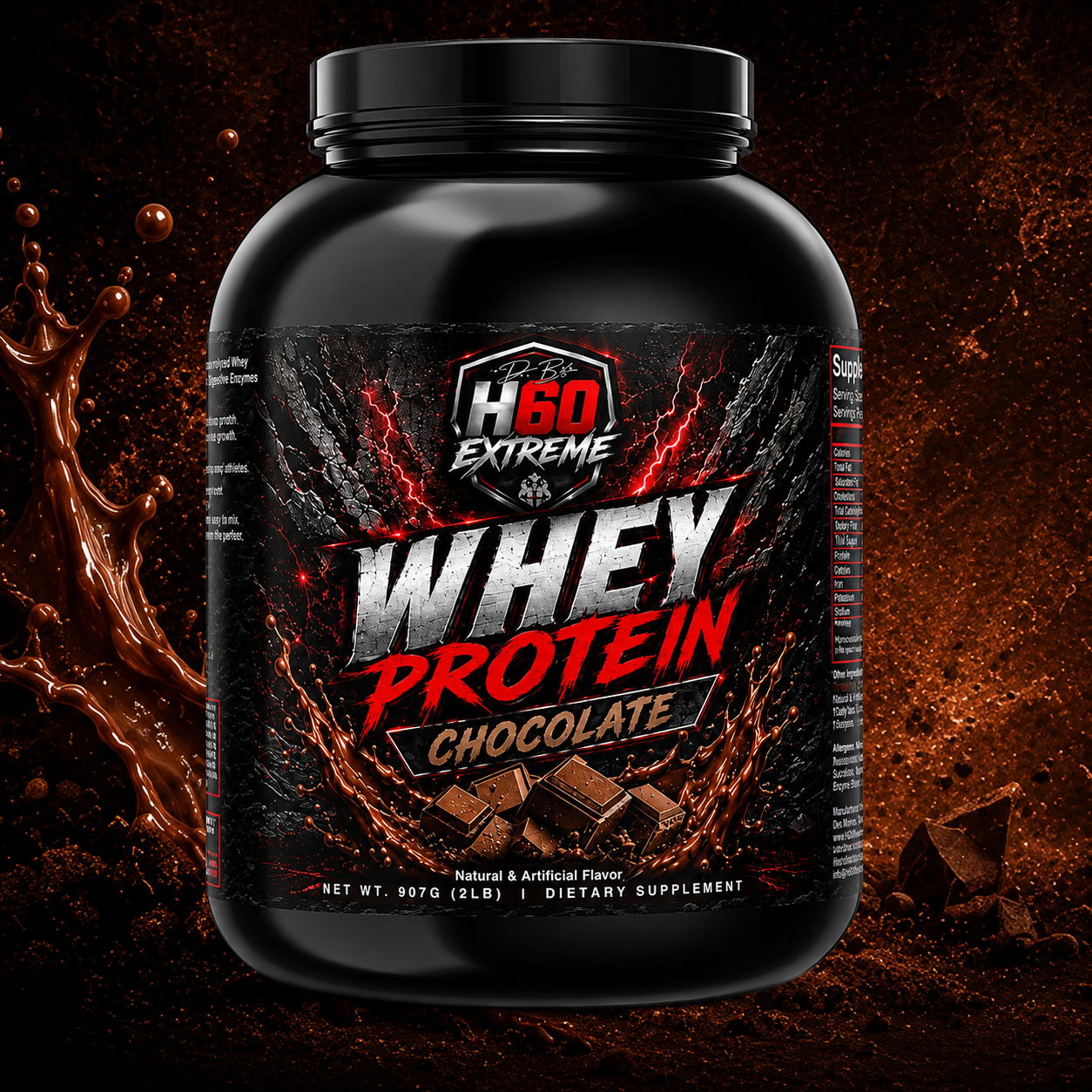 H60 Extreme Whey Protein — Chocolate