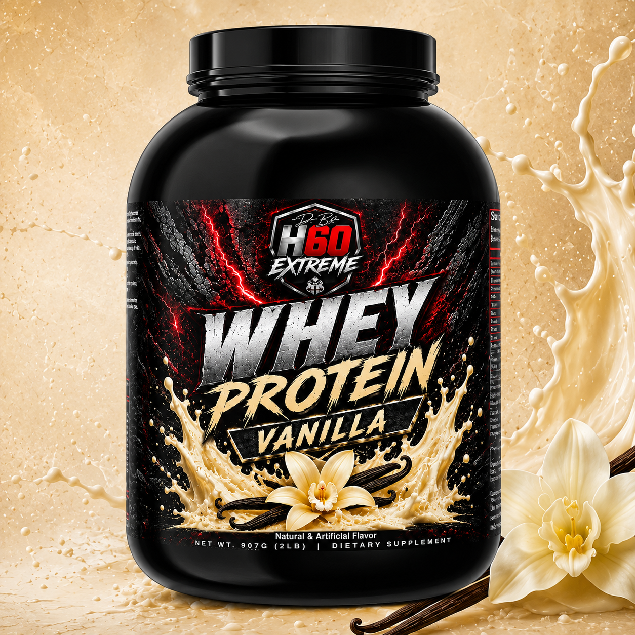 H60 Extreme Whey Protein — Vanilla